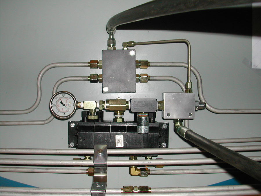 Component and Tube install on equipment.