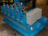 Multi-pump power unit with control boxes.